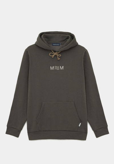 Sudadera con Capucha Waves Marrón