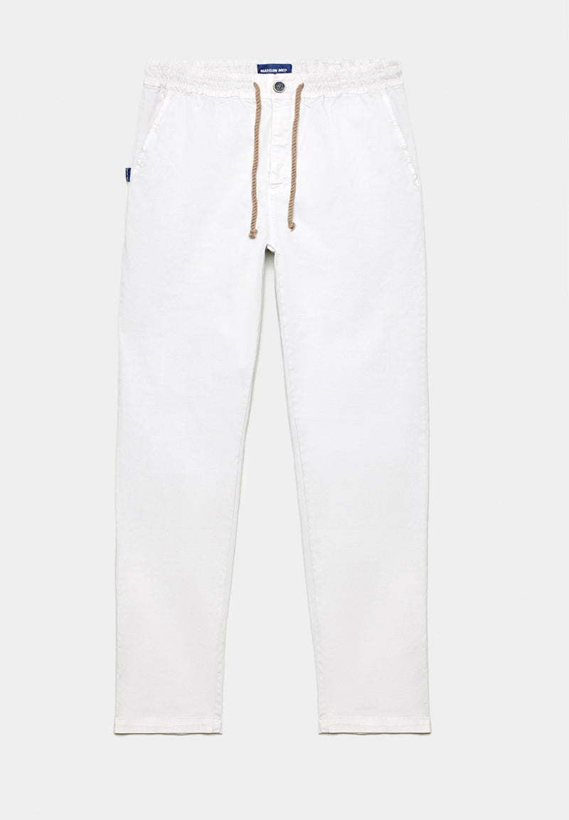 Pantalón jogger off-white