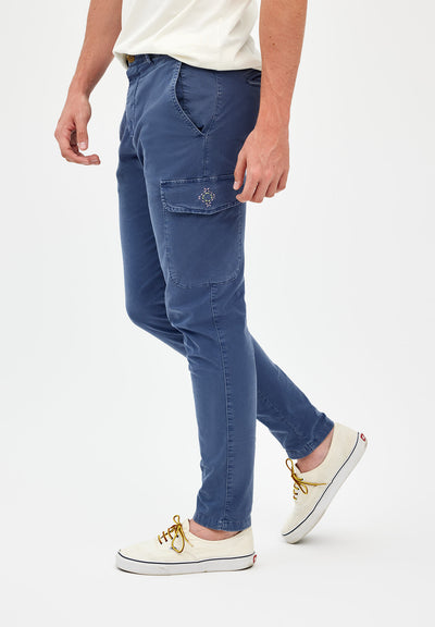 Pantalón cargo azul