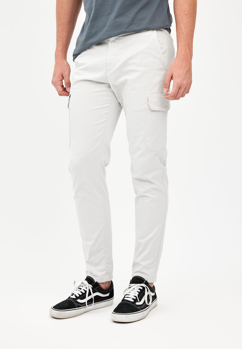 Pantalón cargo off-white