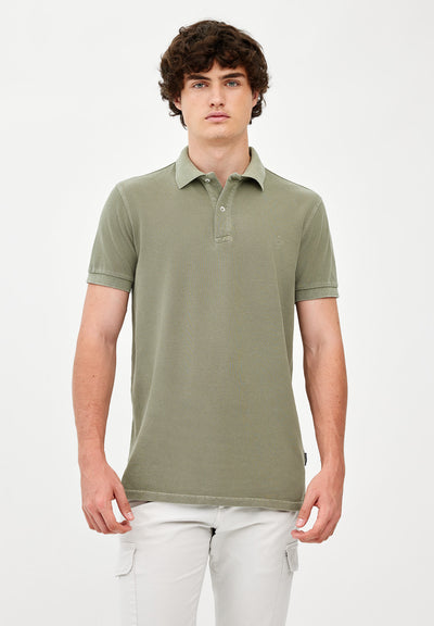 Polo algodón verde
