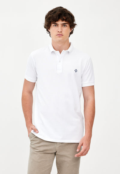 Polo algodón blanco