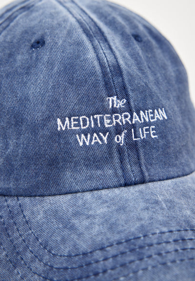 Gorra azul Med Life bordado