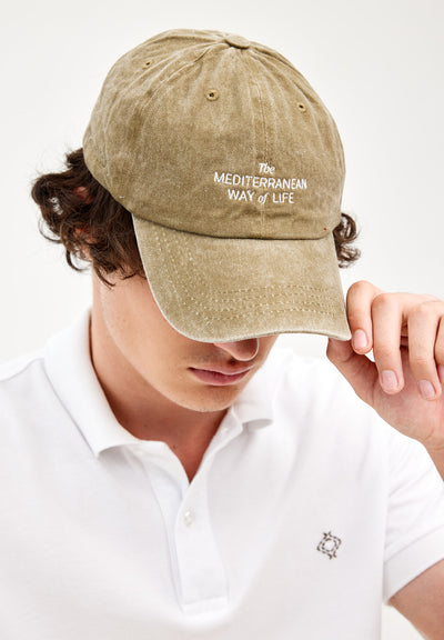 Gorra verde Med Life bordado