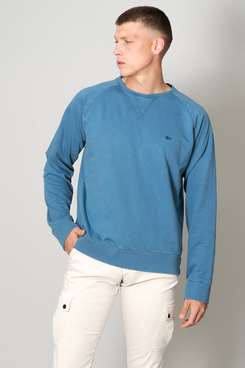 Basic blue sweatshirt