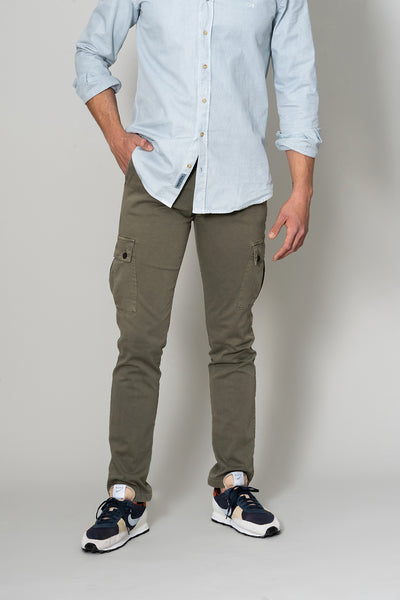 Pantalón cargo Palermo verde khaki
