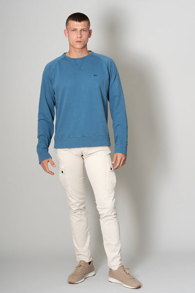 Sudadera básica azul